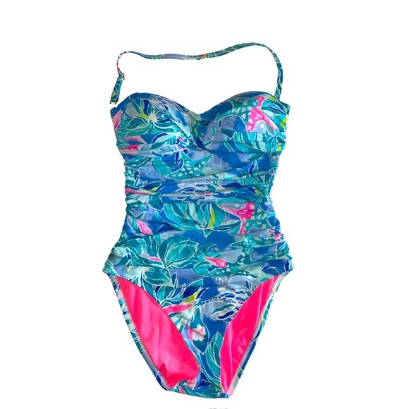Lilly Pulitzer Flamenco Swim size 2 - Picture 1 of 4